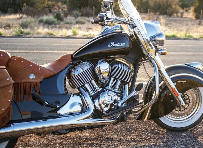 Chief Vintage được trang bị khối động cơ Thunderstroke SOHC V-Twin hoàn toàn mới, với dung tích lên tới 1811 cc. Công suất tối đa của động cơ không được công bố, tuy nhiên mô-men xoắn của nó đạt tới 161 Nm.