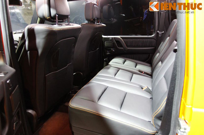 Hàng ghế sau rộng rãi của G63 AMG Crazy Wild Edition.