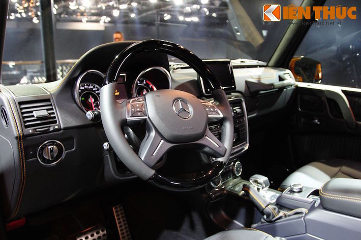 Bên trong nội thất, G63 AMG Crazy Wild Edition vẫn sở hữu các tiện nghi cao cấp gần tương đương với dòng S-Class.