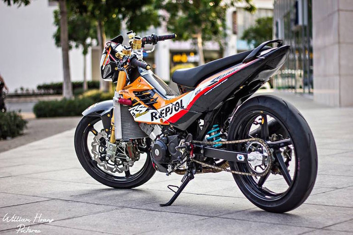 Cùng với một số phụ tùng "lặt vặt" khác, giá trị của chiếc Sonic này sau khi độ đã lên tới con số 700 triệu đồng.