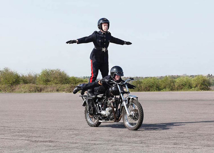 Đối với họ, các pha wheelie, stoppie, powerskid... thường thấy ở các giải stunt chỉ là "trò trẻ con".