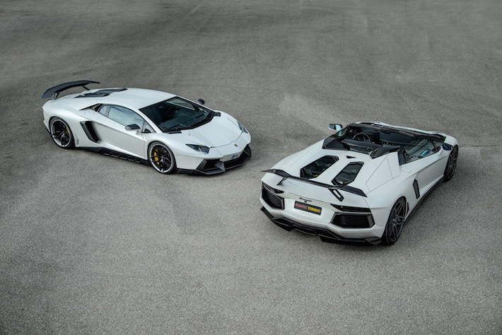Gói độ này có thể được trang bị cho cả phiên bản mui kín và mui trần của Aventador.