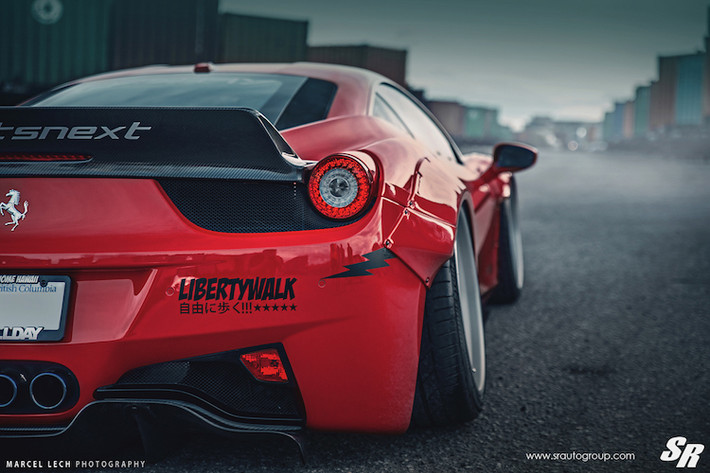 Bộ widebody này có kết cấu đơn giản, nhưng không dành cho người "xót xe" vì nó yêu cầu chủ xe phải cắt dè "zin" của 458 mới có thể lắp được.