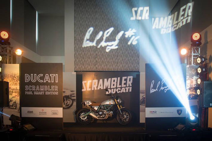 Lễ ra mắt phiên bản đặc biệt Ducati Scrambler Paul Smart vừa qua đã được tổ chức tại khách sạn 5 sao The House on Sathorn ở Bangkok, Thái Lan.