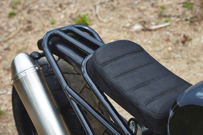 Bộ khung của Multistrada có thiết kế rất đặc biệt, chính vì vậy nên Gonzalez chỉ sửa lại một chút khung phía sau để tạo dáng chữ V đối xứng độc đáo.