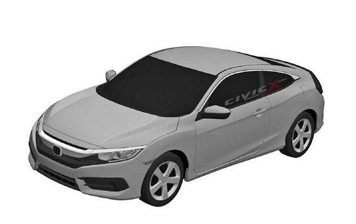 Trong khi đó, thiết kế của Civic Coupe gần như y hệt bản concept vừa được Honda hé lộ tại triển lãm New York.