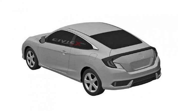 Vòm mái của Civic Coupe cũng được kéo dài.