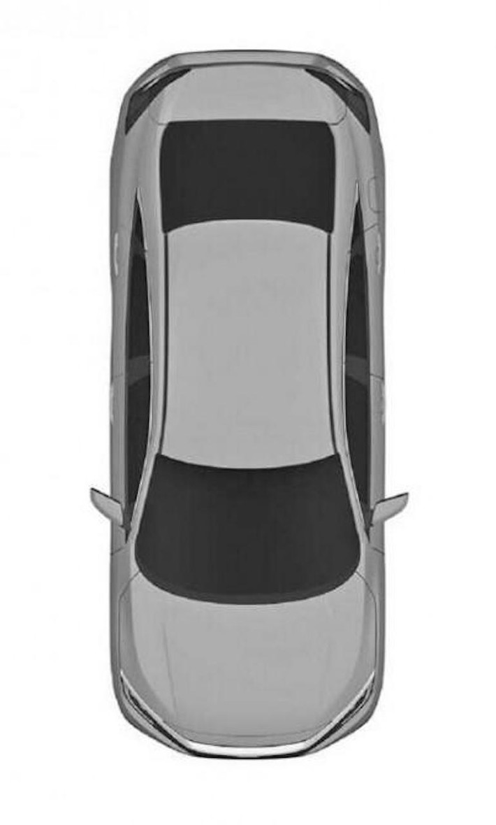 Civic Sedan khi nhìn từ trên cao.