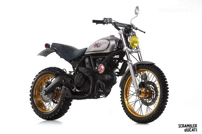 Chiếc xe thứ 2 được "chế" bởi Official Mermaid, dựa trên bản Scrambler Classic và có tên gọi The Scratch.