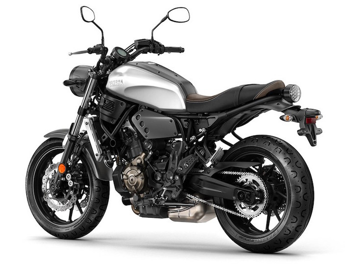 Chiếc xe được thiết kế theo ngôn ngữ mới nhất, được Yamaha gọi là "Faster Sons" và đã từng xuất hiện trên bản độ MT-07 gần đây của nhà thiết kế Shinya Kimura.