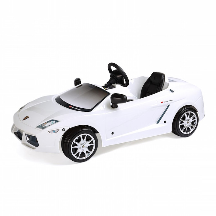Không tỏ ra kém cạnh Ferrari, chiếc xe điện Gallardo LP550-2 trị giá 592 USD (tương đương 12,9 triệu đồng) của Lamborghini có tốc độ tối đa lên tới 8 km/h.