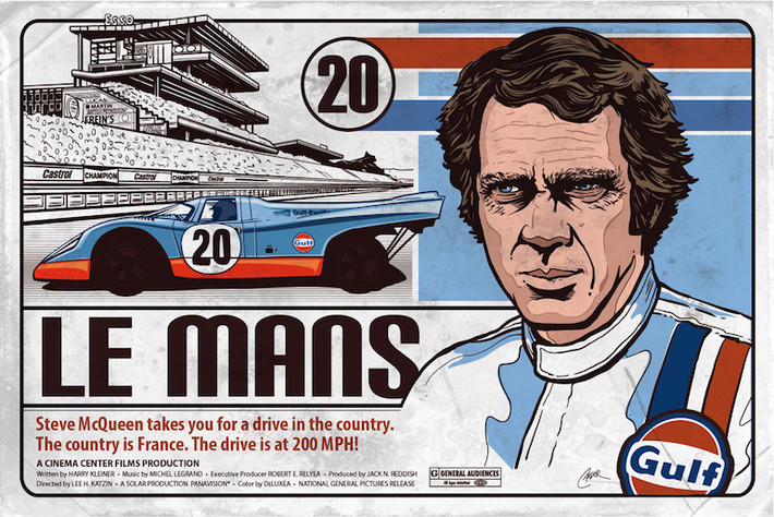 Le Mans: Bạn đã bao giờ tự hỏi vì sao Le Mans 24h được coi là một trong những cuộc đua khắc nghiệt nhất Thế giới? Hãy xem Le Mans để tìm hiểu. Bộ phim còn lại đã làm nên tên tuổi của Steve McQueen.
