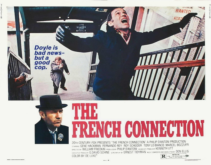 The French Connection: Cảnh đuổi bắt giữa xe hơi và tàu hoả trong phim sẽ đưa bạn về với thời mà dây an toàn và túi khí chưa phổ biến.