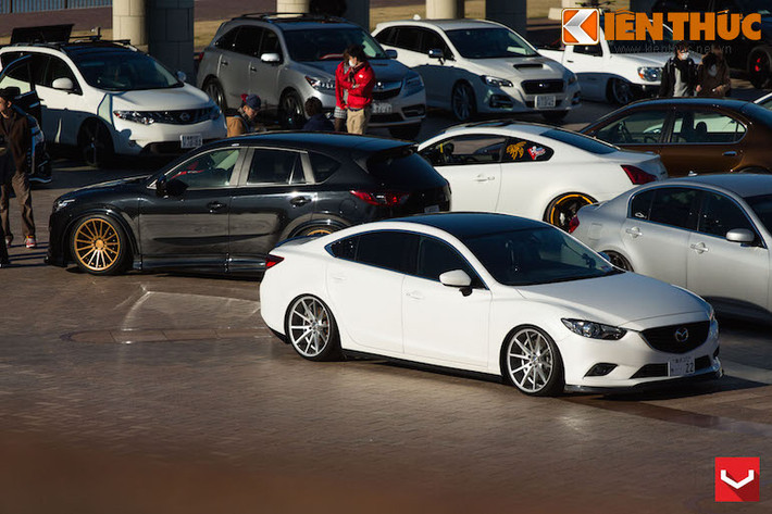 Tại các lễ hội xe độ khác nhau ở Nhật, chiếc Mazda 6 "độ kiểng" này luôn được đánh giá cao mỗi khi nó xuất hiện.