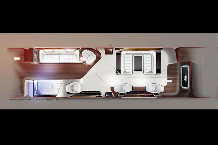 Theo Mercedes, nội thất này được thiết kế để đánh giá sự quan tâm của khách hàng với máy bay siêu sang.