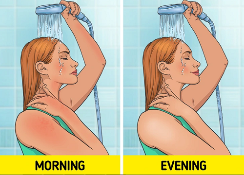 Tốt cho da: Tắm trước khi ngủ được cho là giúp ngăn ngừa mụn trứng cá. Sau ngày dài hoạt động, tóc bám nhiều bụi và vi khuẩn. Nếu không tắm gội, vi khuẩn có cơ hội lây lan sang gối, chạm vào da mặt. Tiếp xúc với bụi bẩn sẽ khiến da mặt kích ứng, mọc nhiều mụn hơn.