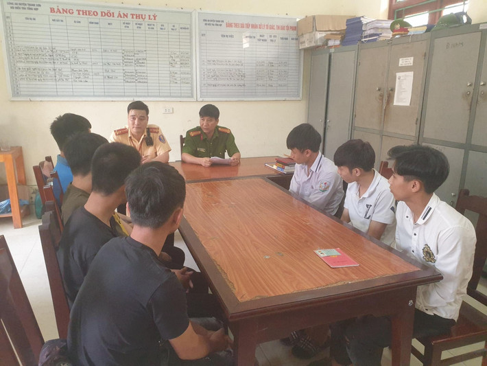 Sau khi nhận được thông tin phản ánh, Công an huyện Thanh Sơn đã xác minh để làm rõ các đối tượng có hành vi vi phạm.