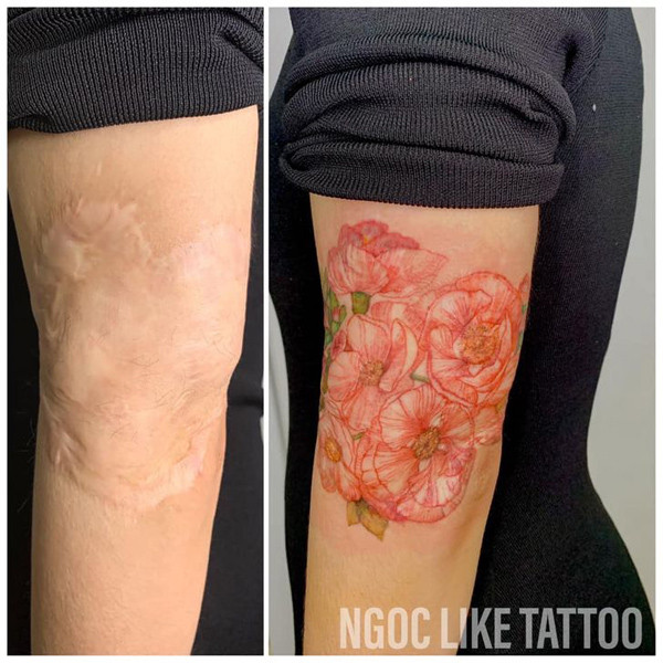 Hiện tại, Ngọc mở phòng xăm tại nhà song cô đang ấp ủ xây dựng một cơ sở khang trang hơn. Tại đây, cô vẫn “cháy” tiếp với đam mê dùng hình xăm che sẹo.