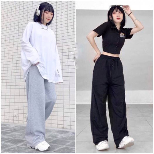 Thực tế, quần dáng suông không phải items mới, xuất hiện trên đường phố mấy năm trở lại đây. Chúng được làm từ các chất liệu khác nhau như jeans, lụa, vải tuyết mưa,... Dù may từ chất liệu gì, đặc điểm chung của quần ống suông là sự thoải mái, mát mẻ. Chị em có thể diện quần suông ở nhiều môi trường khác nhau như đi học, đi làm, dạo phố,...