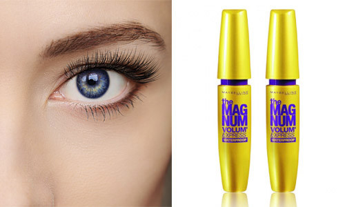Magnum volume express Maybelline, 158.000đ. Đầu chải mi lớn hơn giúp diện tích tiếp xúc lông mi tăng lên gấp 7 lần, giúp mi không bị vón cục. Đầu cọ được thiết kế kiểu mới với nhiều lông hơn và được dàn trải khắp đầu cọ. Cấu trúc linh hoạt của loại cọ này cho phép những lông cọ có thể uyển chuyển theo độ cong của từng sợi mi và những vi sợi có thể len lỏi, bám vào từng sợi mi ở mọi góc độ.