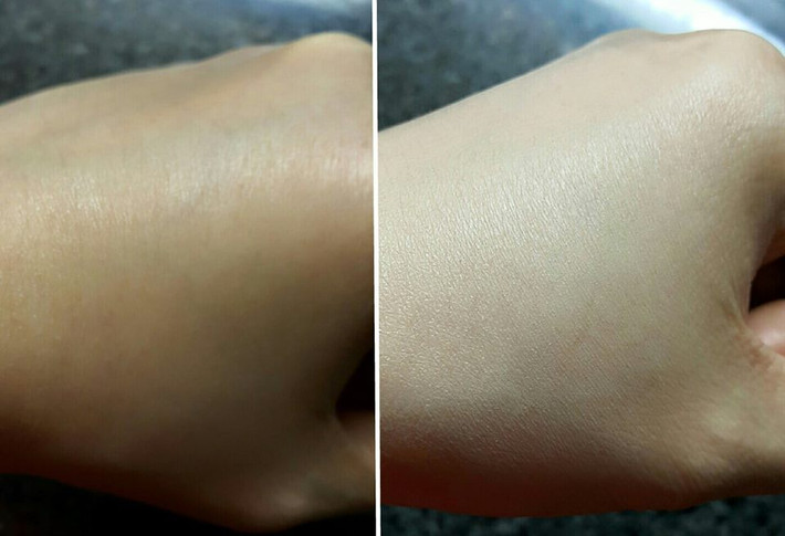 Xu hướng này được lăng xê đầu tiên bởi thương hiệu do chuyên gia trang điểm nổi tiếng xứ Kim Chi, Cho Seong Ah. Trải qua quá trình trang điểm lâu năm cho các cô gái, Cho Seong Ah đã tạo ra một dạng phấn khắc phục nỗi lo da dầu, xỉn màu.