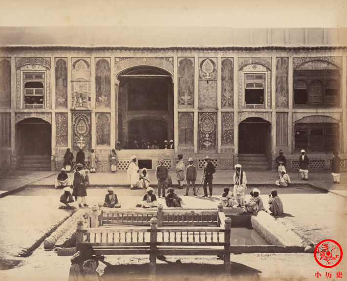 Quang cảnh tráng lệ tại cung điện Kandahar 140 năm trước. Đây là cung điện của quốc vương Afghanistan Sher Ali Khan. Ảnh: sohu.com.