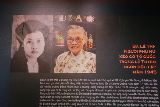 Năm 17 tuổi, vừa tốt nghiệp Trường nữ sinh Đồng Khánh (nay là trường Trưng Vương, Hà Nội), GS. Lê Thi đã sớm giác ngộ cách mạng, tham gia đội phụ nữ cứu quốc đi tuyên truyền, vận động người dân ủng hộ cách mạng.