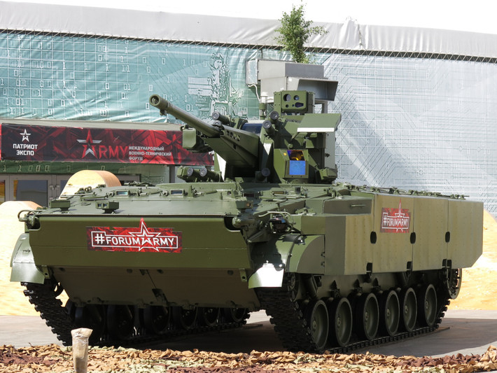 2S38 Derivatsiya-PVO là xe phòng không bánh xích được thiết kế để chống lại các phương tiện bay không người lái (UAV), vũ khí này có độ chính xác cao và có khả năng tiêu diệt các mục tiêu bọc thép nhẹ của Ukraine. Ảnh: Wikipedia.