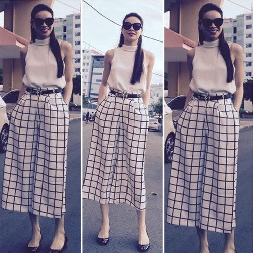 Culottes là tên tiếng Anh ngắn gọn để chỉ style quần ống rộng dáng lửng rất cá tính. Nằm trong dòng chảy trỗi dậy của các xu hướng trong quá khứ, culottes đánh dấu sự trở lại ấn tượng vào mùa hè năm nay với kiểu dáng cách điệu ấn tượng, phù hợp với thời trang hiện đại hơn. Xu hướng này ngày càng trở nên hot hơn với sự tham gia của các ngôi sao nổi tiếng như Hồ Ngọc Hà, Văn Mai Hương, Lưu Hương Giang...