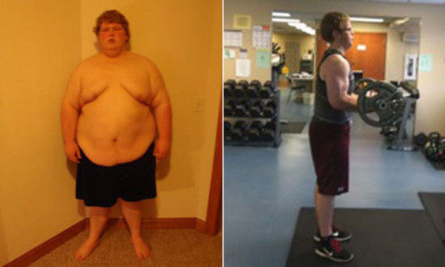 Troy Fox giảm 104 kg. Cha của Troy đã khuyến khích và thúc đẩy anh bắt tay vào luyện tập.