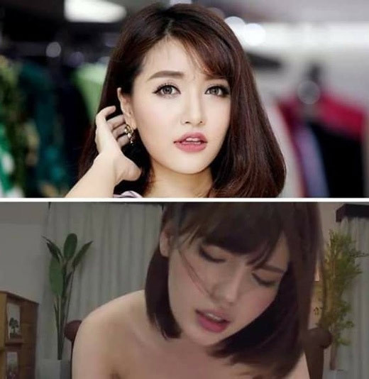 Năm 2018, nữ ca sĩ Bích Phương cũng bị đồn thổi là nhân vật trong bức ảnh nhạy cảm, nhưng sự thực đây là gương mặt của nữ diễn viên phim người lớn Nhật Bản. (Ảnh: Báo Giao thông)