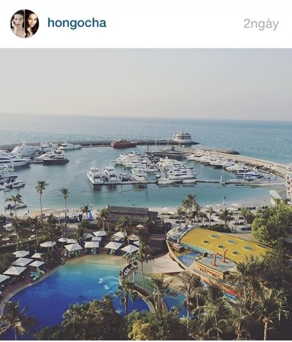 Hồ Ngọc Hà đã có một kỳ nghỉ dài ở khách sạn Emirates Palace – Dubai.