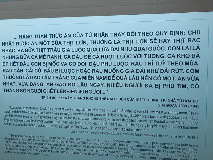 Những tư liệu cho thấy, nơi đây từng được mệnh danh là địa ngục trần gian giữa lòng Hà Nội vì chế độ giam giữ tàn ác, áp chế cùng chế độ ăn uống cho tù nhân vô nhân đạo.