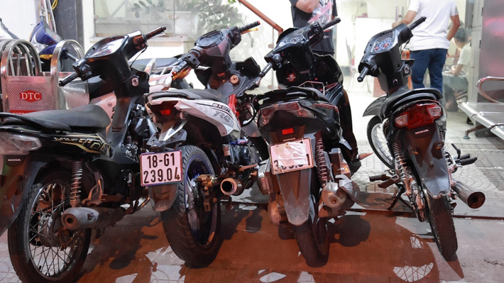 Các phương tiện vi phạm.