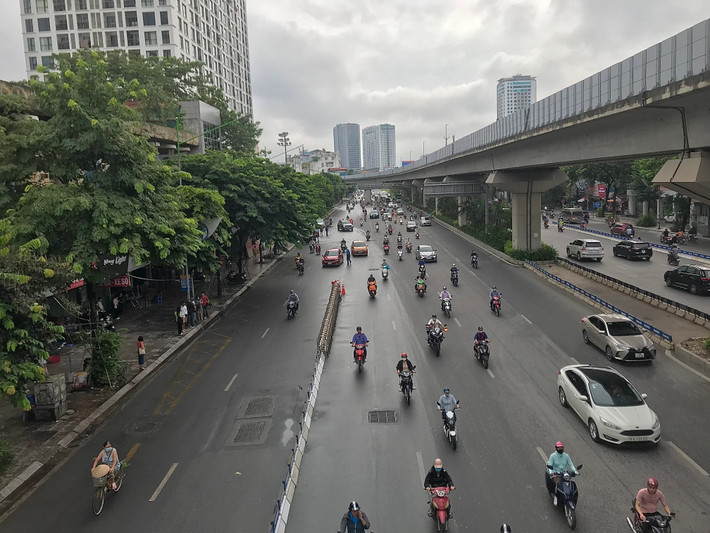 Thời gian áp dụng phân làn thí điểm từ 6/8 đến 6/9.