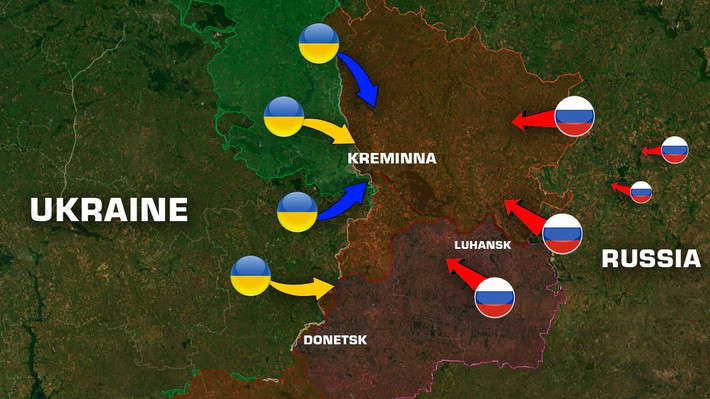 Vì sao cả Nga và Ukraine điều thêm quân tới Kreminna? Kreminna nằm ở tỉnh Luhansk của Ukraine, với diện tích nhỏ và dân số khoảng 18.000 người. Mặc dù đây chỉ là một thị trấn nhỏ, nhưng thị trấn là cửa ngõ vào thành phố Kramatorsk, thủ phủ của tỉnh Donetsk.