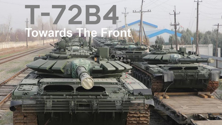Tuy nhiên, các gói nâng cấp đầy tham vọng hơn của Nga với T-72B như T-72B3M và một cấu hình “chưa được đặt tên” với những nâng cấp về giáp toàn diện hơn, lần đầu tiên xuất hiện vào cuối năm 2022 được cho là có tên T-72B4, vẫn được coi là vượt trội hơn nhiều so với T-72BM2 của Belarus. Ảnh: Pinterest.