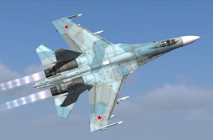 Trong khi Su-27SM của Nga được trang bị hai tên lửa R-73 tầm gần và 4 tên lửa không đối không tầm trung R-27, và xem xét lượng nhiên liệu trong máy bay (bao gồm cả lượng nhiên liệu đã thực hiện phun vào vào không trung trước khi chiếc MQ-9 Reaper bị rơi), tổng trọng lượng chuyến bay khoảng 25 tấn và tốc độ bay khoảng 400 km/h.