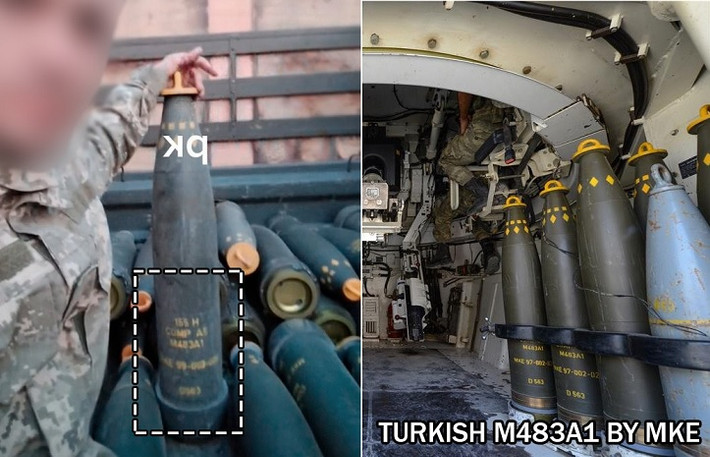 Truyền thông Nga cho rằng, chính phủ Thổ Nhĩ Kỳ đã cung cấp cho Ukraine khoảng 20.000 quả đạn pháo chùm M483A1. Ankara cần phải làm rõ sự việc này, hành động như vậy của chính phủ Thổ Nhĩ Kỳ đã phá vỡ vị thế trung lập mà quốc gia này tuyên bố từ lâu.