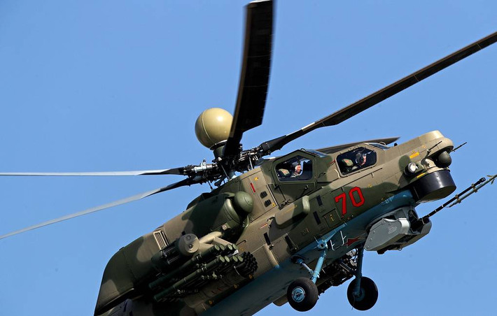 Tính đến đầu năm 2023, Không quân lục quân Nga có 110 chiếc Mi-28 (tính cả những chiếc bị thiệt hại trong cuộc xung đột với Ukraine). Mi-28N là phiên bản phổ biến nhất đang phục vụ trong lực lượng này; ngoài ra còn có một phiên bản khác Mi-28UB được trang bị radar N025.