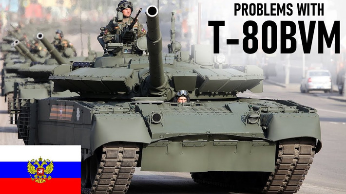 Đơn đặt hàng T-80BVM gần đây nhất được biết đến là cách đây một năm rưỡi, trước khi cuộc xung đột Nga-Ukraine bùng nổ, khi đó Moscow đặt hàng 50 chiếc thuộc mẫu này. Ảnh: Pinterest.