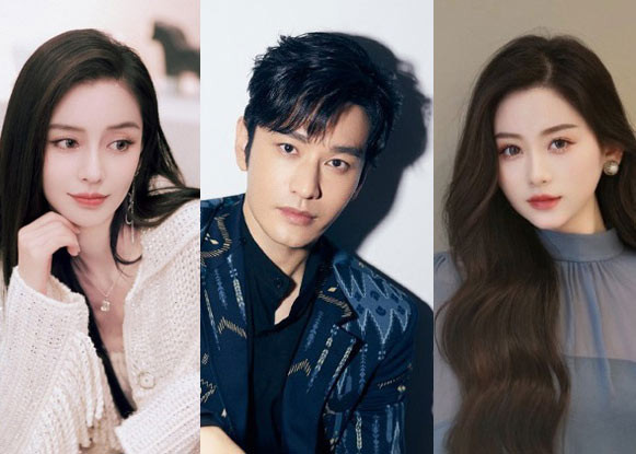 Diệp Kha được cho là có nét giống với Angelababy (trái), vợ cũ của Huỳnh Hiểu Minh.