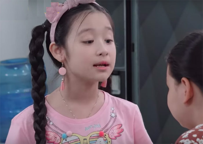 Hình ảnh Bảo Ngọc khi tham gia bộ phim "Gia đình là số 1". (Ảnh: HTV)