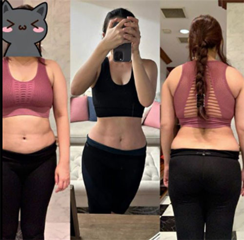 Mới đây trên trang cá nhân, Phan Như Thảo khoe cô đã giảm được 20kg trong vòng 1 năm. (Ảnh: FBNV)