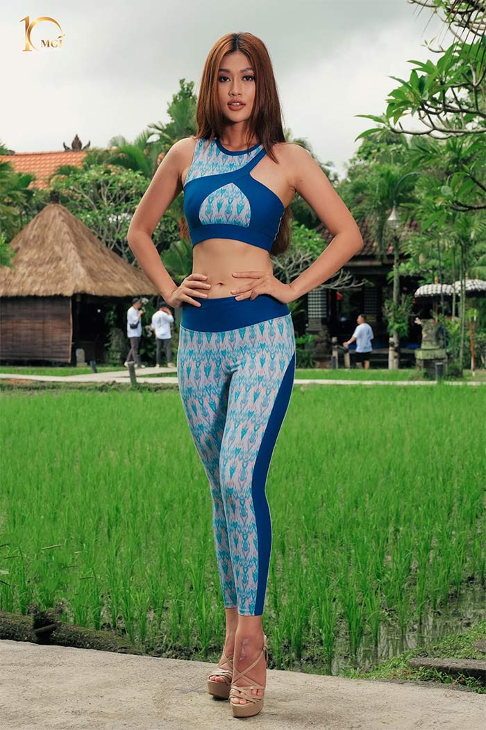 Mặc dù đã nỗ lực hết mình nhưng không lọt top 10 Miss Grand International khiến Đoàn Thiên Ân khóc rất nhiều ở hậu trường cuộc thi. (Ảnh: FBMGI)
