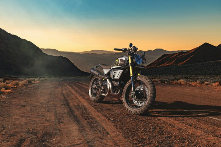 Mẫu Concept thứ hai của thương hiệu mang tới London Bike Show lần này chính là RR24I. Mẫu xe cũng được thiết kế dựa trên Scrambler nhưng có vẻ ngoài chắc chắn hơn và có thể di chuyển linh hoạt hơn trên nhiều loại địa hình.