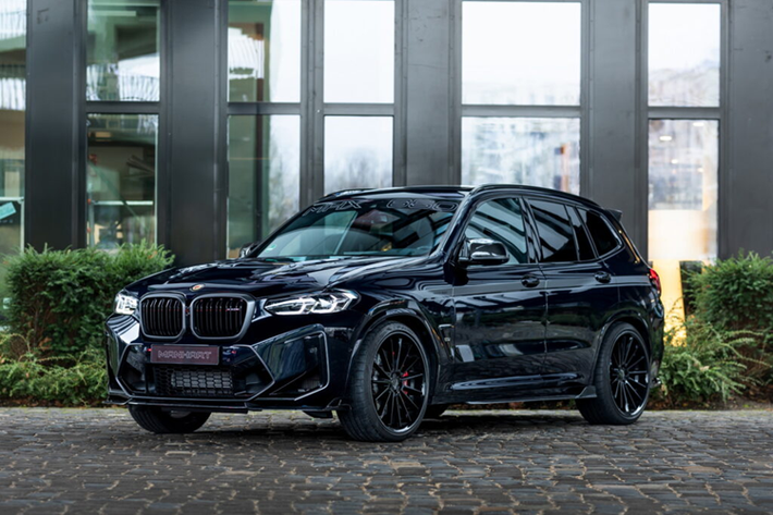 Chính với sức mạnh này, mẫu xe BMW X3 M Competition 2024 mới trở thành một nền tảng tốt để hãng độ Manhart Performance có thể tạo ra một bản độ ấn tượng.