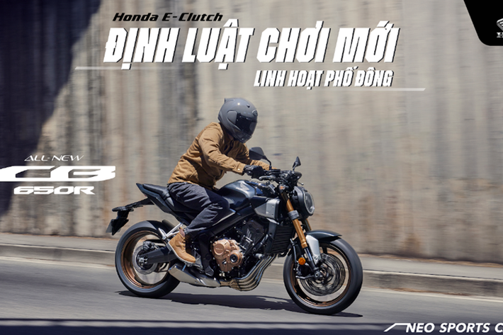 Honda CB650R và CBR650R Đầu tiên trong loạt môtô phân khối lớn Honda 2024 tại Việt Nam là CB650R – dòng xe naked (dòng xe phân khối lớn có thiết kế tối giản phần vỏ, để lộ động cơ) tầm trung và người anh em CBR650R đều được làm mới về kiểu dáng và công nghệ cho phiên bản 2024.