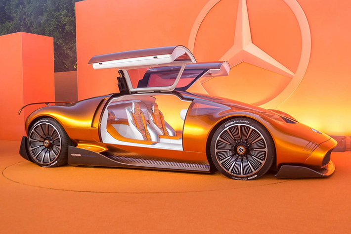 Mercedes-Benz Vision One-Eleven Gorden Wagener, thiết kế trưởng của Mercedes đã từng nói: “Mục tiêu của chúng tôi tại Mercedes-Benz không phải là vẽ nên kiểu dáng, mà là tạo ra các biểu tượng.”