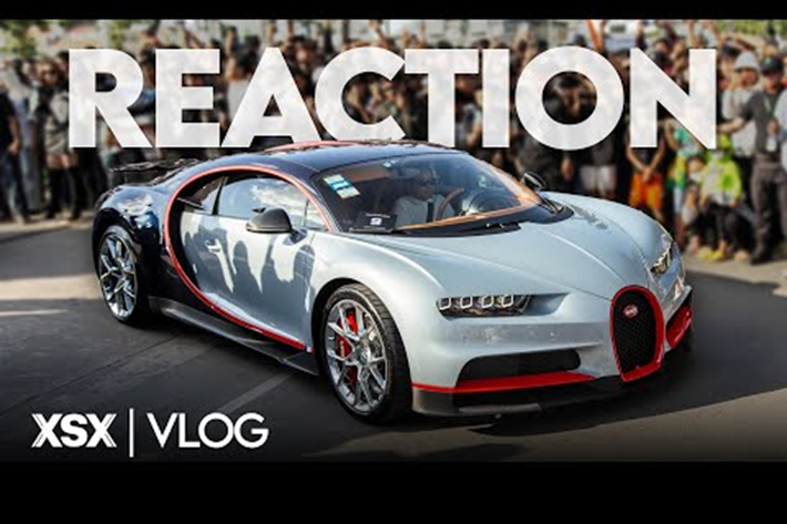 Siêu phẩm Bugatti Chiron chỉ mất thời gian 2,5 giây để tăng tốc từ vị trí xuất phát lên 100 km/h trước khi đạt vận tốc tối đa 420 km/h.